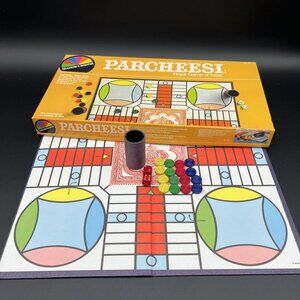1982 Parcheesi Royal Game of India Board Game Selchow & Righter VTG Complete EUC